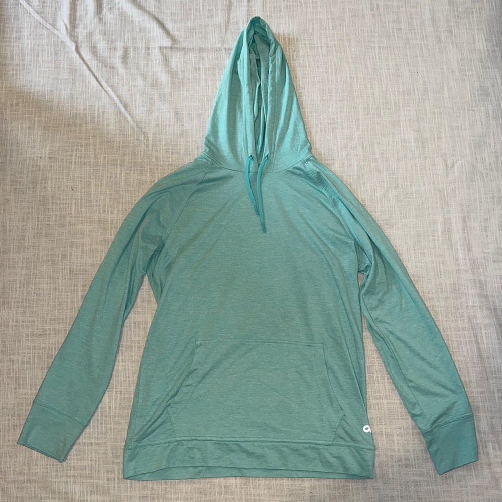 Gapfit Blue Brushed Tech Jersey Hoodie